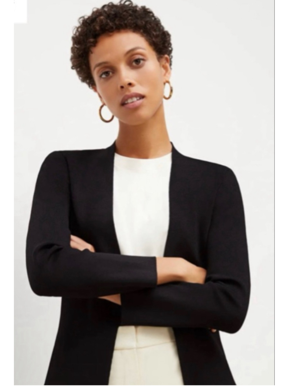 Women's M.M. LaFleur Woolf Jardigan Black Cardigan S